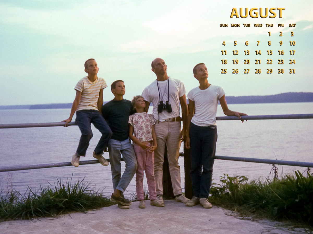 August Family Calendar